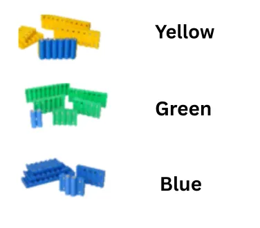 Battery Single Row Magnetic PE Fixture with Secure Battery Positioning